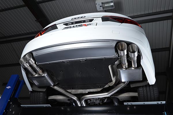 Milltek Audi exhaust installation in Adelaide